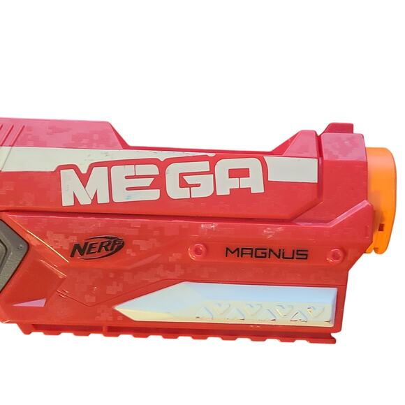 Red NERF N-STRIKE ELITE MEGA MAGNUS DART BLASTER TESTED toy gun - Picture 2 of 4